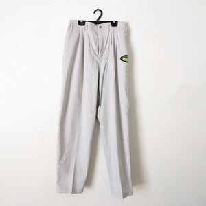 Vintage Lee High Waisted Pleated Khakis, Size 14 Short